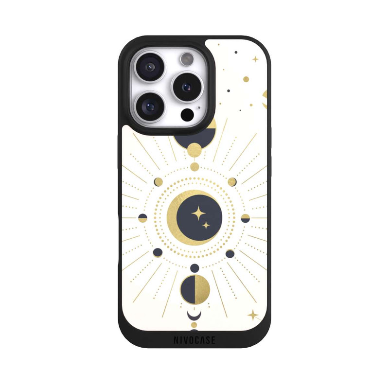 iPhone 16 Pro NIVOpure Abstrakter Rose-Gold-Look