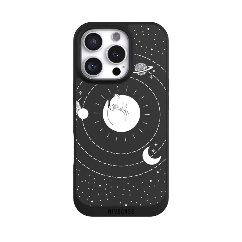 iPhone 16 Pro NIVOpure Katze und Mond