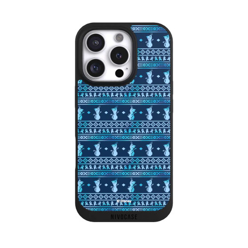 Apple iPhone 16 Pro NIVOpure Olaf Pattern Blue