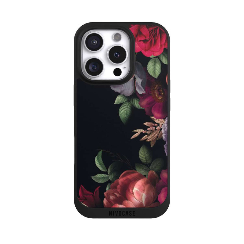 iPhone 16 Pro NIVOpure Flowers On Black