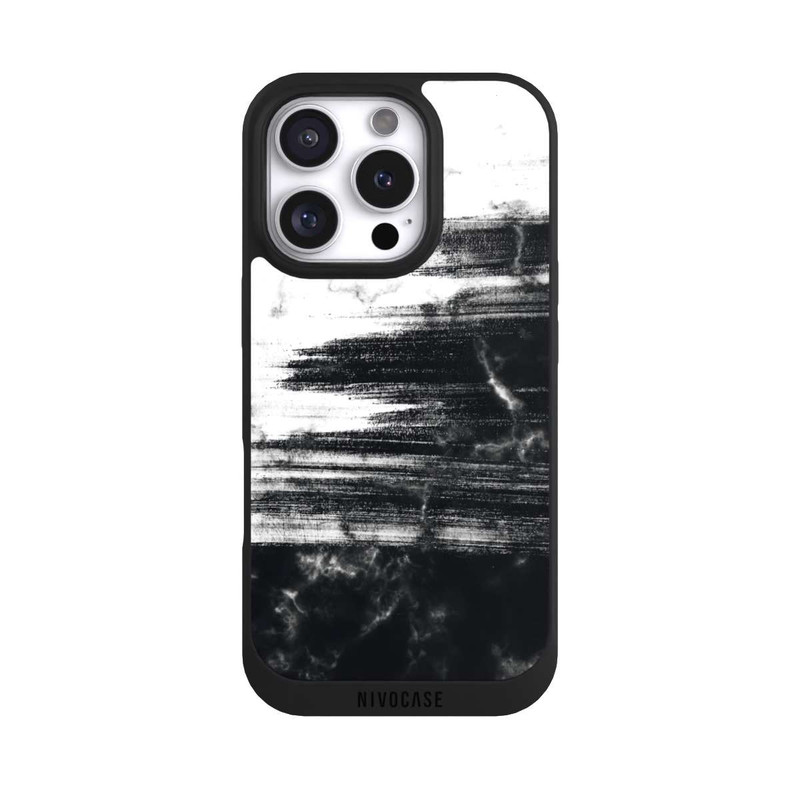 iPhone 16 Pro NIVOpure Brushed monochrome stone