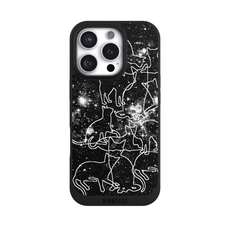 iPhone 16 Pro NIVOpure Starry Night Cats