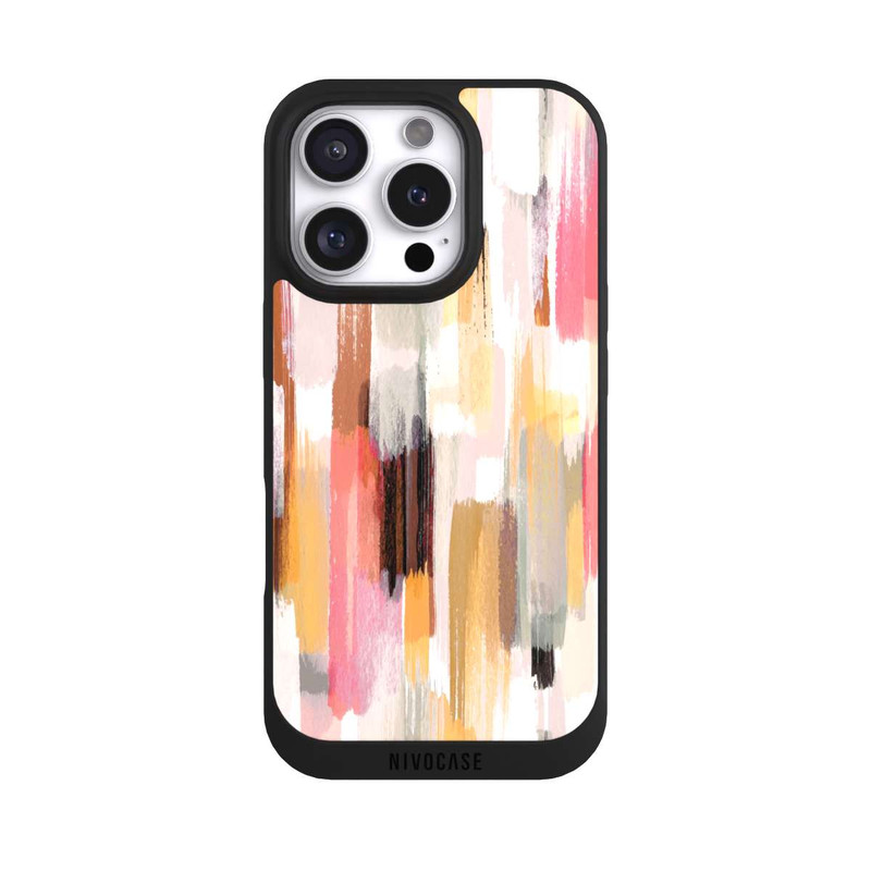 iPhone 16 Pro NIVOpure Abstract Brushstrokes Autumn Shades