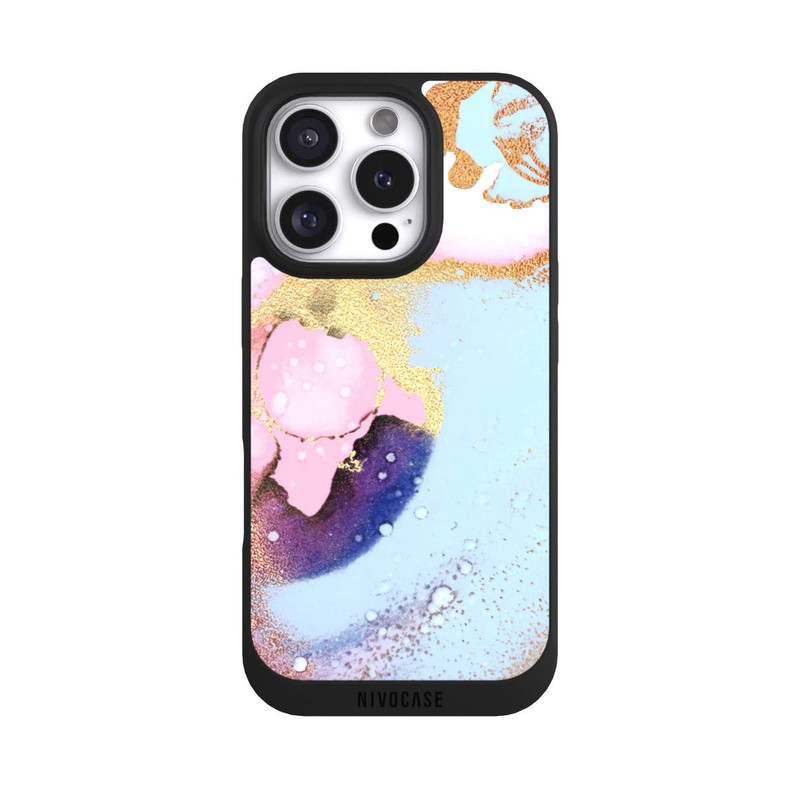iPhone 16 Pro NIVOpure Texture Encre Pastel Glamour