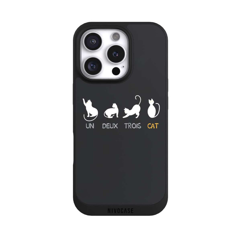 iPhone 16 Pro NIVOpure Un Deux Trois Cat