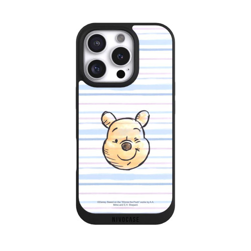 Apple iPhone 16 Pro NIVOpure Winnie Pooh on stripes 