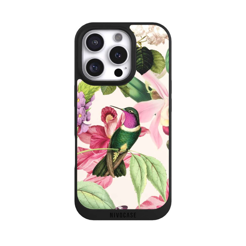 iPhone 16 Pro NIVOpure Colibris et roses
