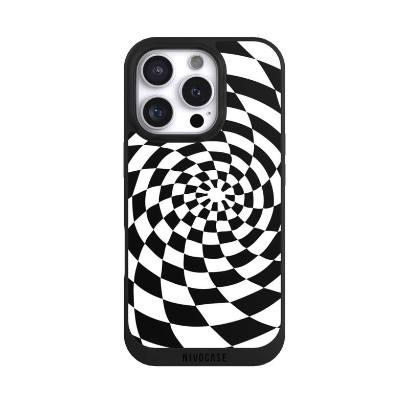 iPhone 16 Pro NIVOpure Schwarz-Weiß Illusion