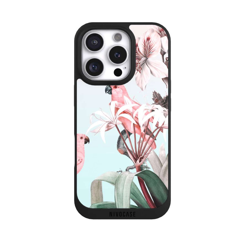 iPhone 16 Pro NIVOpure Pastel Parrots Paradise