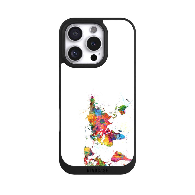 iPhone 16 Pro NIVOpure World Map Splash