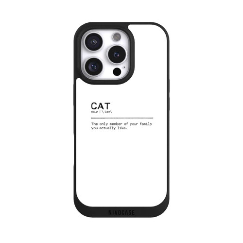 Apple iPhone 16 Pro NIVOpure Quote Cat Family