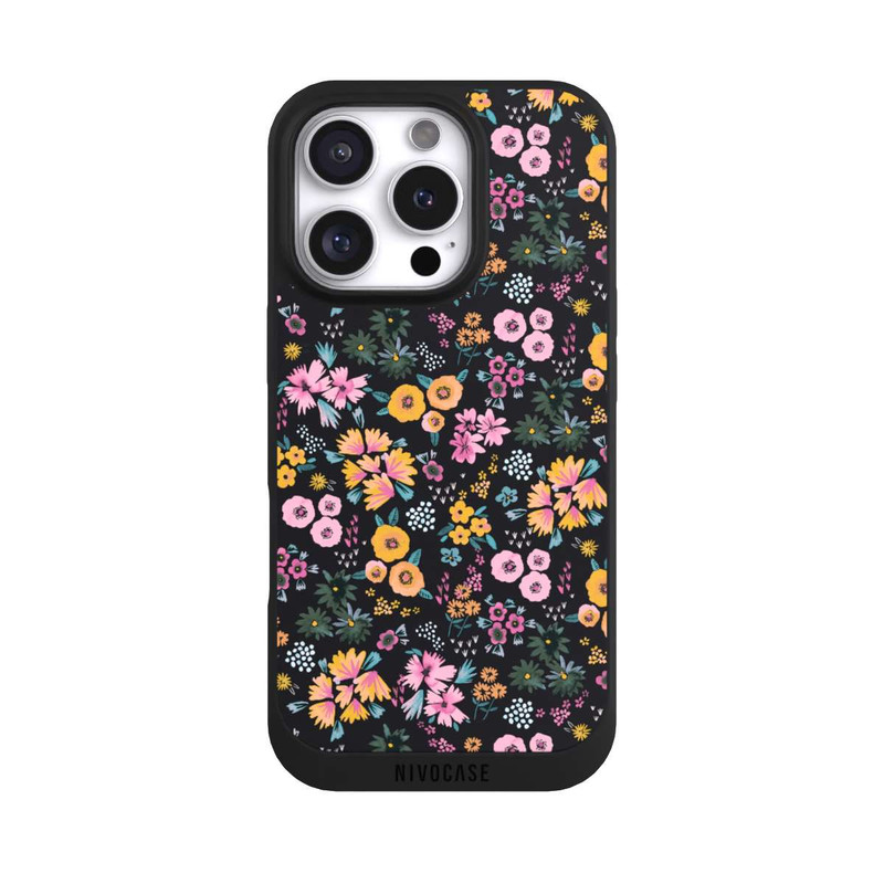 iPhone 16 Pro NIVOpure Little Flowers Multi Black 2