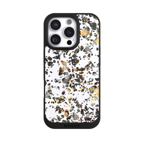 Apple iPhone 16 Pro NIVOpure Gold Speckled Terrazzo