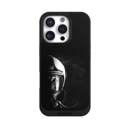 Apple iPhone 16 Pro NIVOpure Firefighter Closeup Black