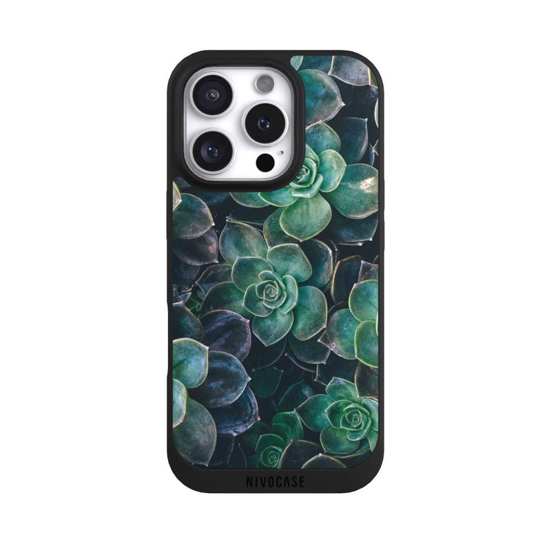 iPhone 16 Pro NIVOpure Lit de Plantes Succulentes