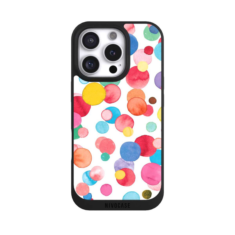 iPhone 16 Pro NIVOpure Summer Polka Dots Watercolor