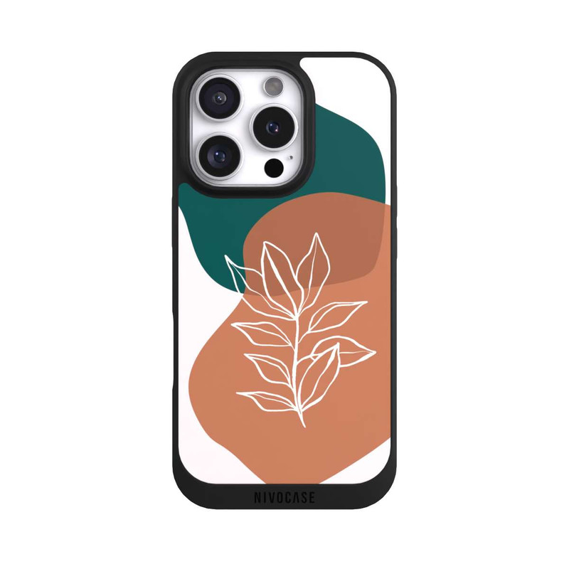 iPhone 16 Pro NIVOpure Abstract Botanical Pattern 3