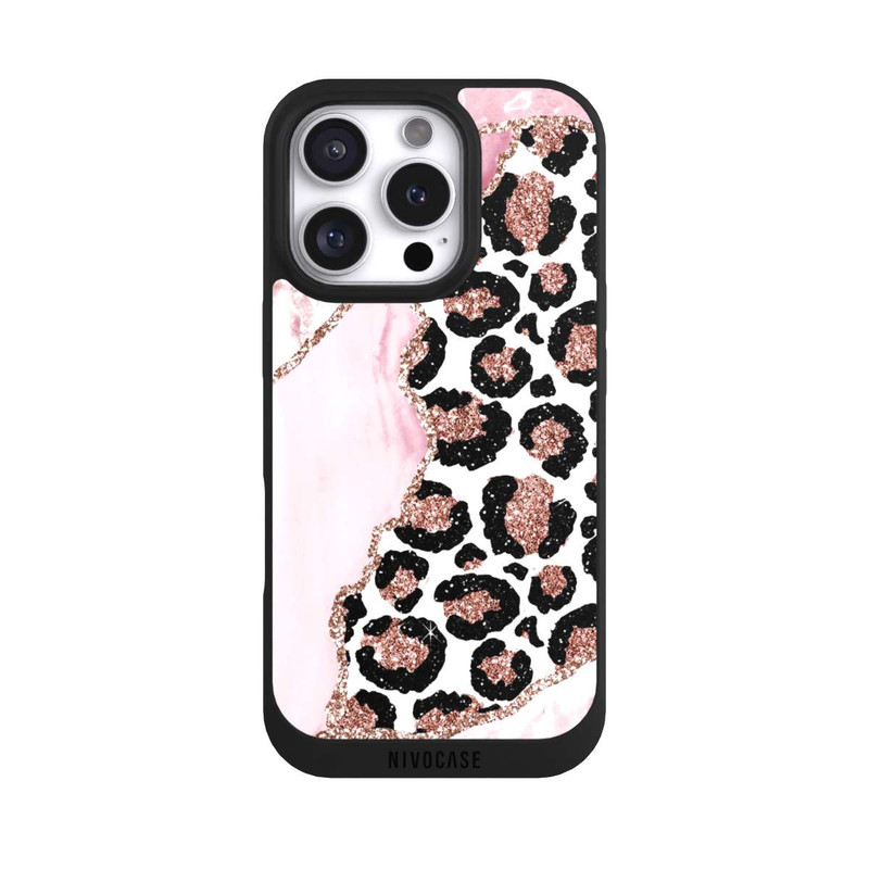 iPhone 16 Pro NIVOpure Motifs et textures rose lisse