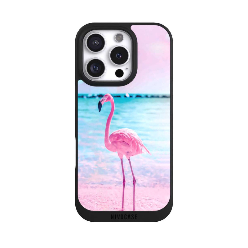 iPhone 16 Pro NIVOpure Fantaisie Flamant Rose