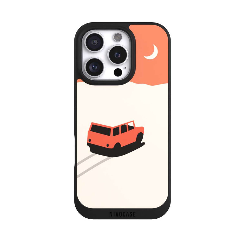 iPhone 16 Pro NIVOpure Voiture dans le désert