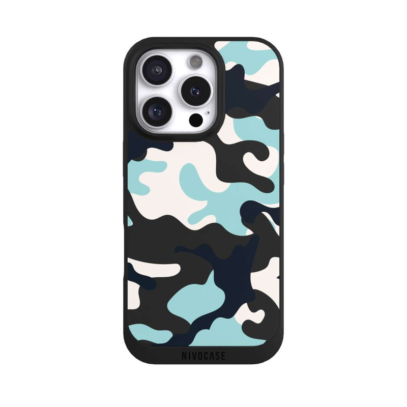 iPhone 16 Pro NIVOpure Blue Camouflage