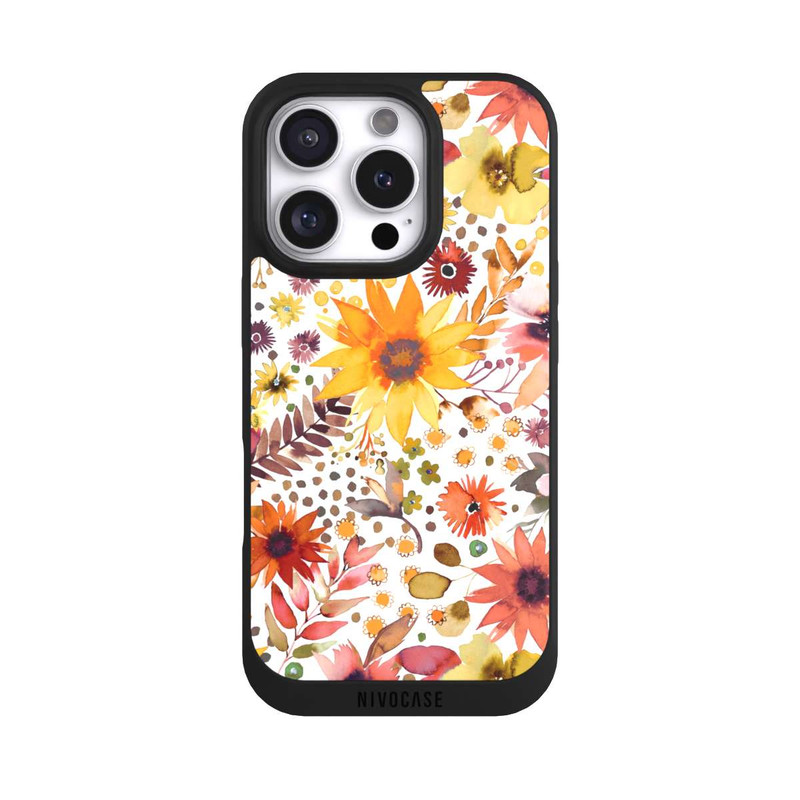 iPhone 16 Pro NIVOpure Fleurs d'aquarelle florale