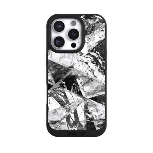 Apple iPhone 16 Pro NIVOpure Monochrome Marble Tiles