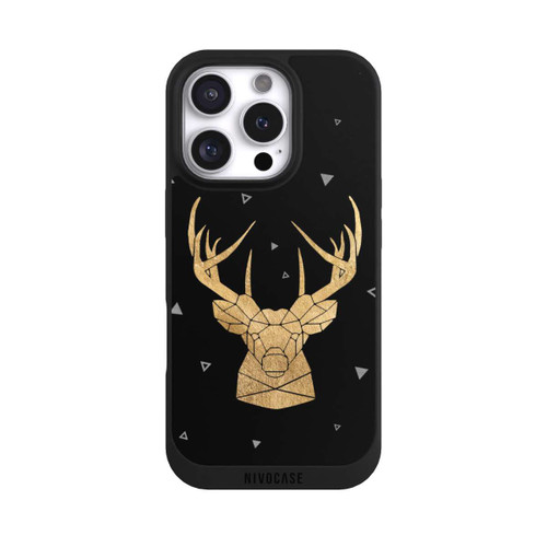 Apple iPhone 16 Pro NIVOpure Geometric Deer &amp; Antlers