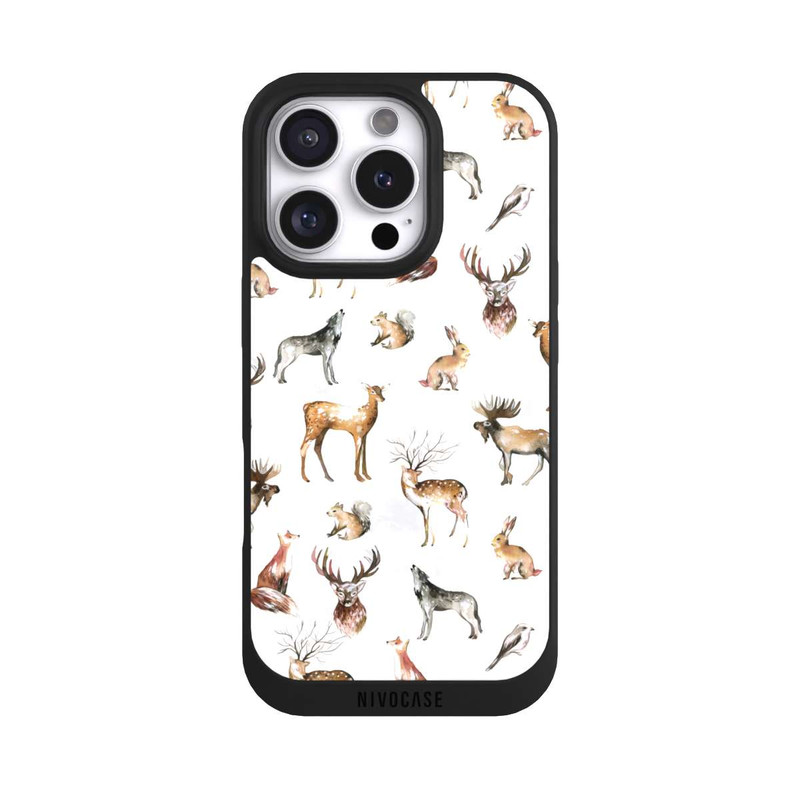 iPhone 16 Pro NIVOpure Woodland Winter Animals