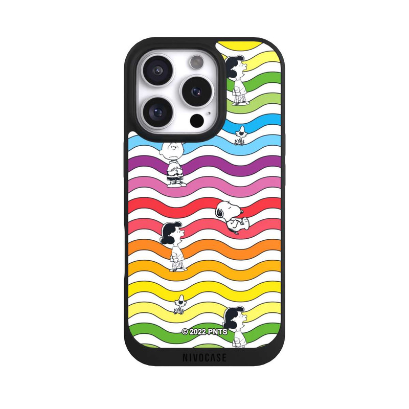 iPhone 16 Pro NIVOpure Snoopy Pattern Rainbow