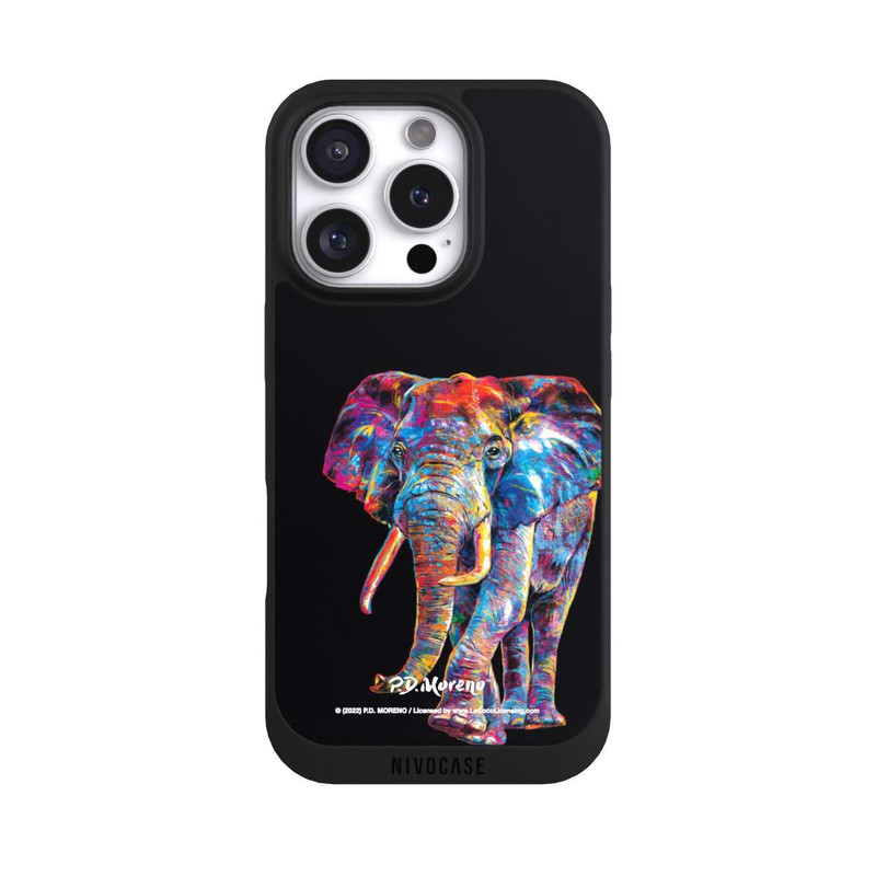 iPhone 16 Pro NIVOpure Elephant Art By P.D. Moreno