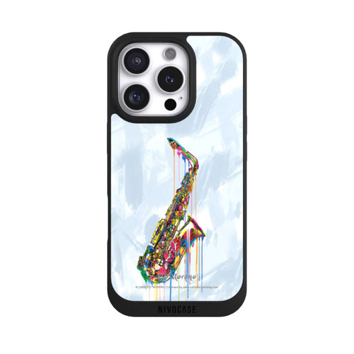 Apple iPhone 16 Pro NIVOpure Saxophone Art By P.D. Moreno