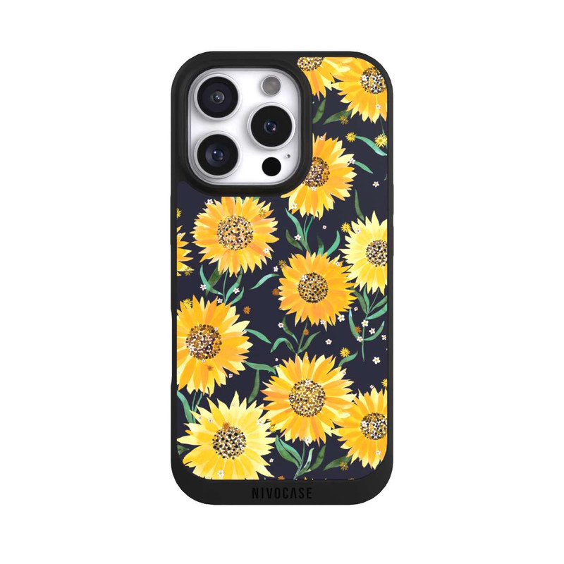 iPhone 16 Pro NIVOpure Sunflowers Black