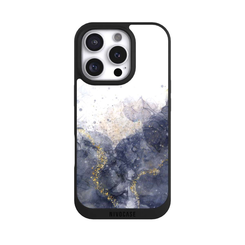 iPhone 16 Pro NIVOpure Encre Alcool Bleue Glamour