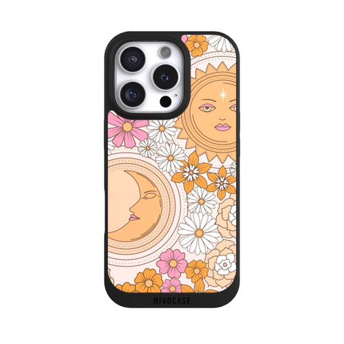 Apple iPhone 16 Pro NIVOpure Mond-Sonne-Blumen