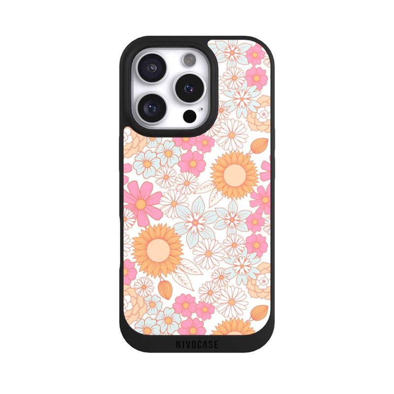 iPhone 16 Pro NIVOpure Retro Boho Blumen