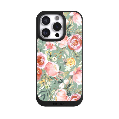 Apple iPhone 16 Pro NIVOpure Bouquet de Pivoines Pastelles