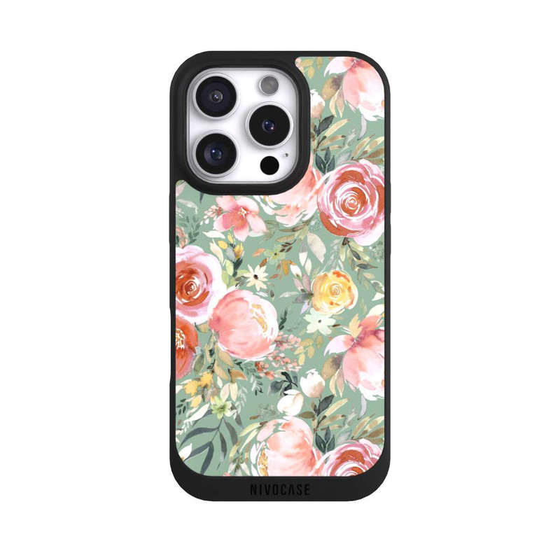 iPhone 16 Pro NIVOpure Bouquet de Pivoines Pastelles