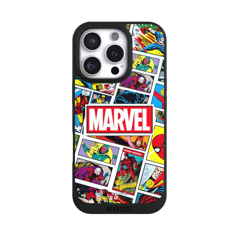 iPhone 16 Pro NIVOpure Marvel Comic Pattern