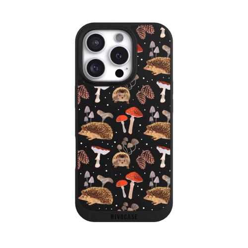 Apple iPhone 16 Pro NIVOpure Hedgehogs and Mushrooms