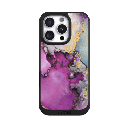Apple iPhone 16 Pro NIVOpure Alcohol Ink Art Pink