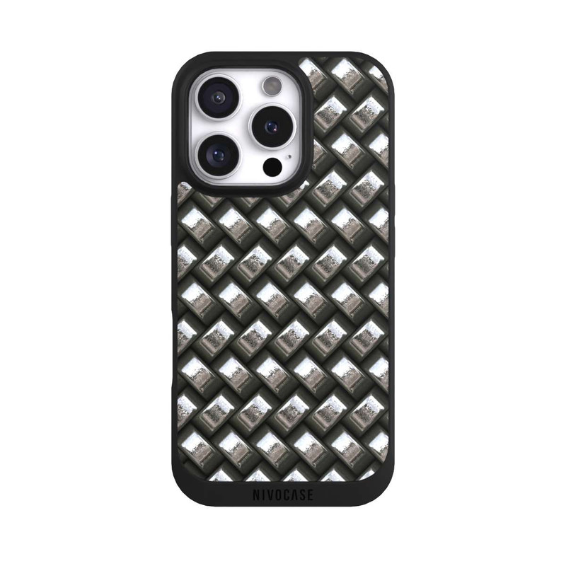 iPhone 16 Pro NIVOpure Glamour Silver Metal