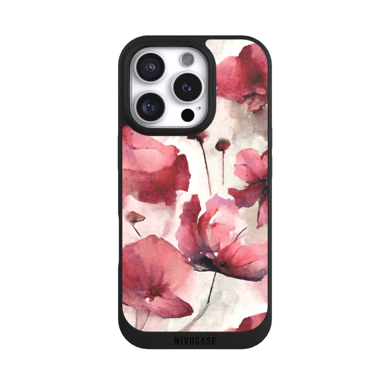iPhone 16 Pro NIVOpure Coquelicots sauvages avec IA