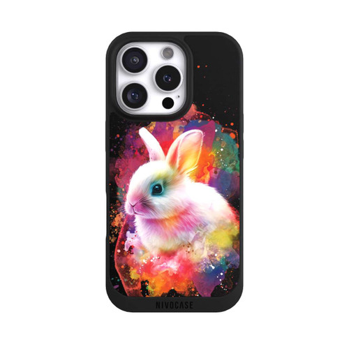 Apple iPhone 16 Pro NIVOpure Happy Rabbit Black