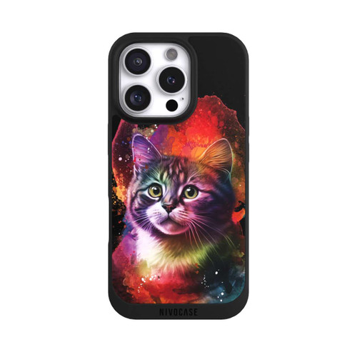 Apple iPhone 16 Pro NIVOpure Happy Kitty Black
