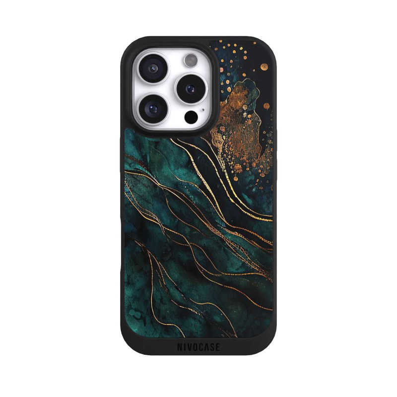 iPhone 16 Pro NIVOpure Gold and Green