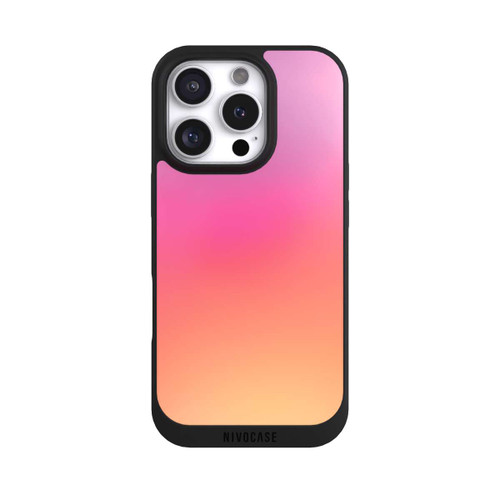 Apple iPhone 16 Pro NIVOpure Pastell Rosa Glitch