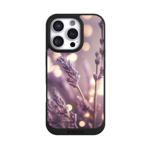 Apple iPhone 16 Pro NIVOpure Lavender Close Up with AI