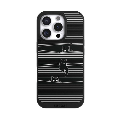 Apple iPhone 16 Pro NIVOpure Cats Peeping
