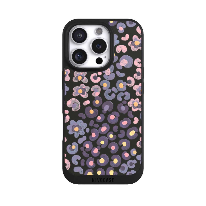 iPhone 16 Pro NIVOpure Peau d'animal avec fleurs